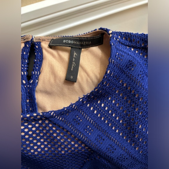 Royal blue BCBG fit and flare dress - Picture 4 of 6